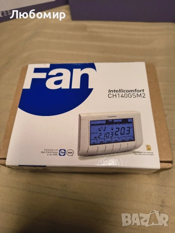 FANTINI COSMI CH140GSM2 Хронотермостат с вграден GSM модем, бял , снимка 4 - Други - 54096928