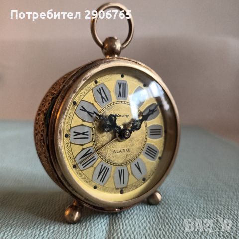 Часовник будилник Германски BLESING работещ, снимка 9 - Антикварни и старинни предмети - 45745977
