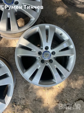 4бр оригинални алуминиеви джанти за Мерцедес 17ки, снимка 4 - Гуми и джанти - 51125687