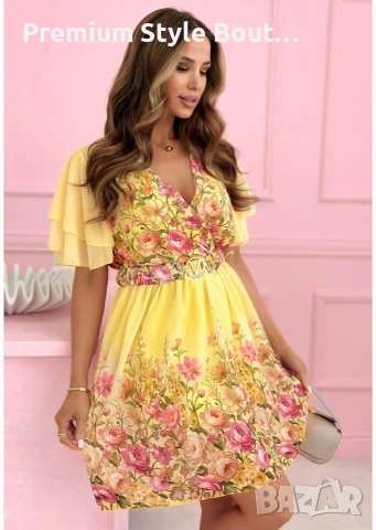 флорална рокля , снимка 3 - Рокли - 54036416