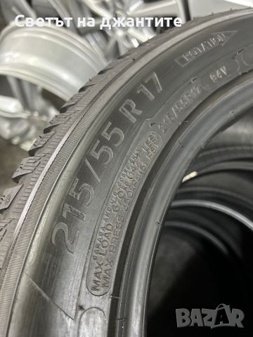 Гуми Зимни Нови 215/55/17 Michelin Alpine 5 Нови 4броя, снимка 8 - Гуми и джанти - 46634710