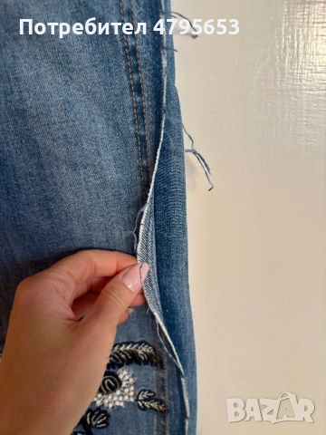 Много ефектни дънки Desigual, размер 24, снимка 3 - Дънки - 54235718