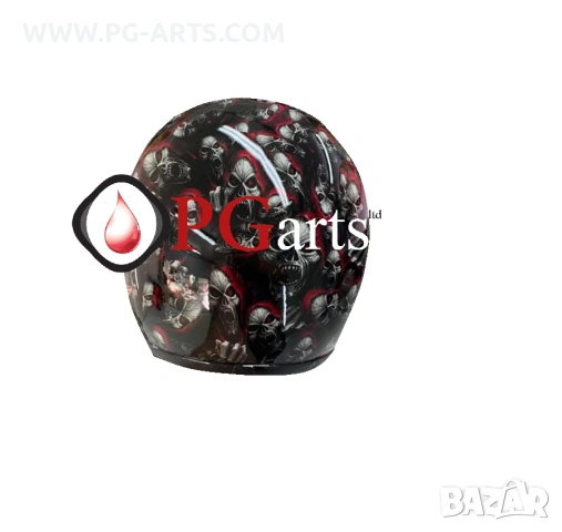 Фолио за хидрографика NEW DESING SKULL, снимка 7 - Друго търговско оборудване - 53193741