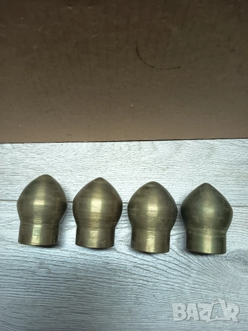 Яйцевидни декоративни  топки от бронз 