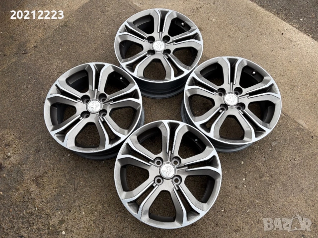 4 броя алуминиеви джанти за Peugeot 208,2008 16, снимка 7 - Гуми и джанти - 53477479