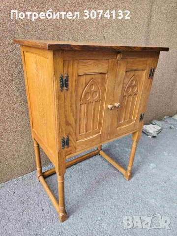 Шкаф в Готически стил, снимка 5 - Шкафове - 50675502