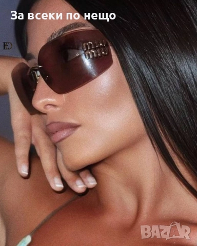 Miu Miu Слънчеви Очила С UV400 Защита С Кутия И Калъф Миу Миу - Наличми Различни Цветове Код SK60, снимка 4 - Слънчеви и диоптрични очила - 52474856