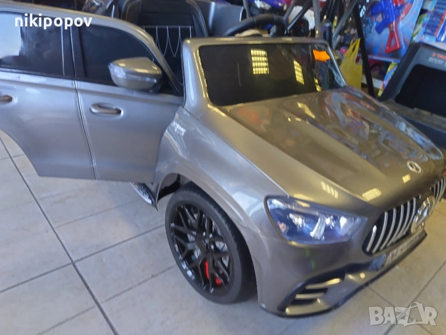 MERCEDES акумулаторен джип M CLASS сив, снимка 7 - Други - 53849630
