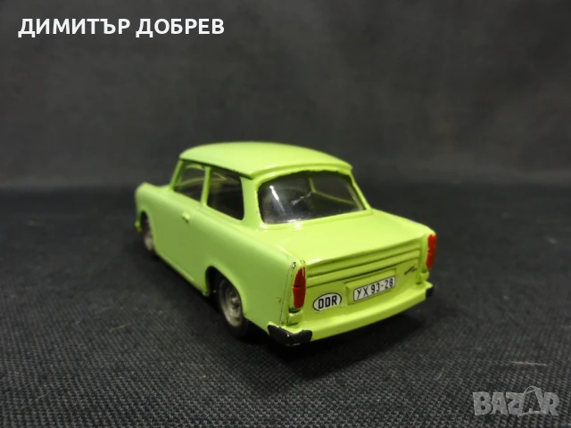 1/43 СТАРА РЕТРО МЕТАЛНА КОЛИЧКА МАЩАБЕН МОДЕЛ TRABANT 601 VITESSE PORTUGAL, снимка 3 - Колекции - 50839644
