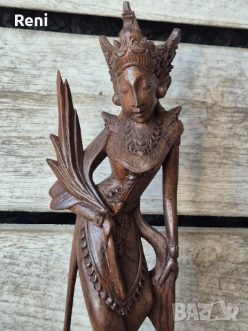 Танцьорка, рядка антикварна статуетка, снимка 2 - Антикварни и старинни предмети - 52538713