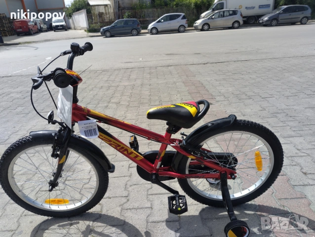 SPRINT Велосипед 20" CASPER червен, снимка 7 - Велосипеди - 53773144