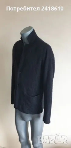 Emporio Armani / Cashmere Mens Size 46 / S - M ОРИГИНАЛ! Мъжка Кашмирена  Жилетка с копчета!, снимка 7 - Пуловери - 48253554