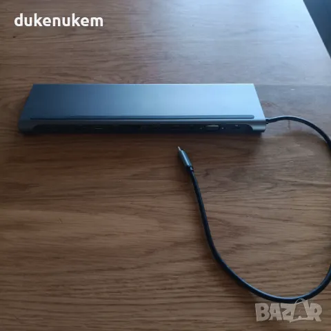 НОВО! USB-C Докинг станция с 2 HDMI 4K и VGA, разширителен хъб , снимка 7 - Други - 48880972