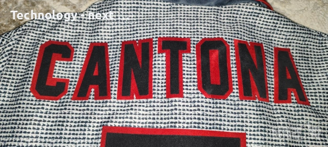 Ретро тениска Manchester United 1994/96–CANTONA 7–ОРИГИНАЛ–Umbro–Рядка, снимка 9 - Футбол - 53670607