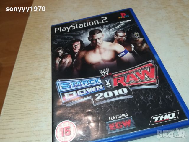 SMACK DOUN VS RAW 2010 PS2 GAME 1907241023, снимка 3 - Игри за PlayStation - 46629069