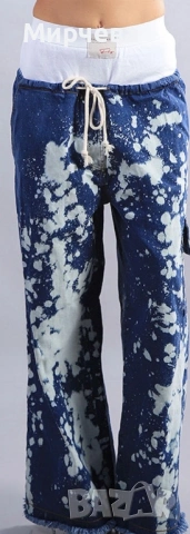 Дамски дънки pause паус размер Л, като нови oversized оригинални , снимка 4 - Дънки - 53700069