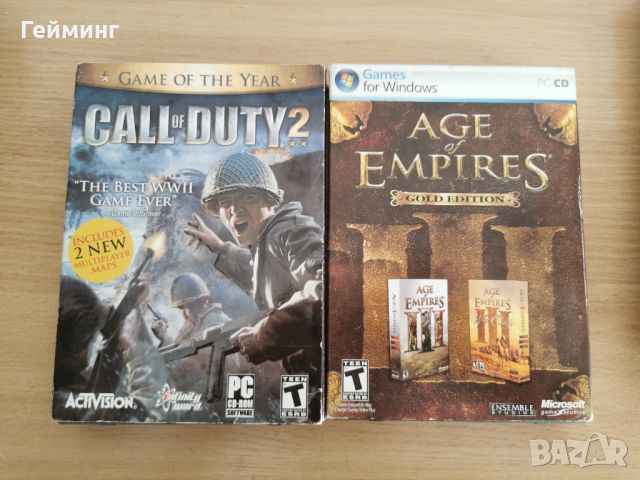 Call of Duty 2 и Age Of Empires 3 - Игри за PC, снимка 1