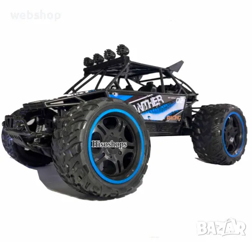 Скален катерач Monster Truck с дистанционно управление , Crawler King 1:10 Raptor Monster Truck, снимка 4 - Коли, камиони, мотори, писти - 48096598