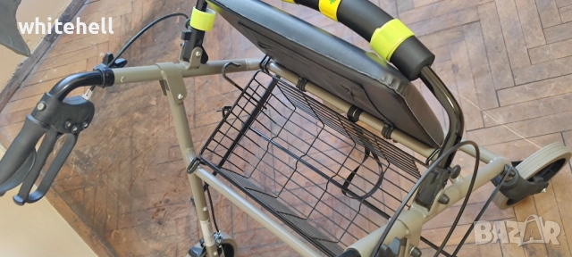 Лек алуминиев ролатор/проходилка, снимка 5 - Ролатори - 51826500