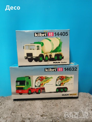 KIBRI модели за сглобяване камиони MAN Germany HO
