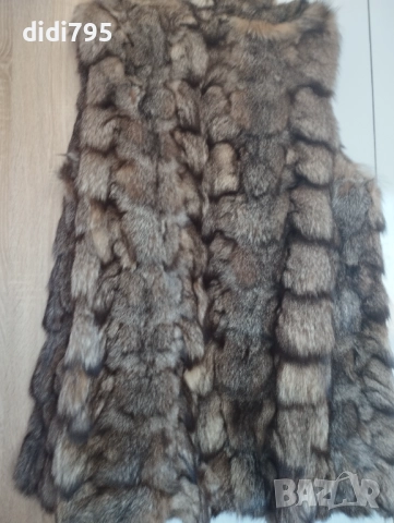 Елек от естествена Лисица, снимка 3 - Елеци - 51787219