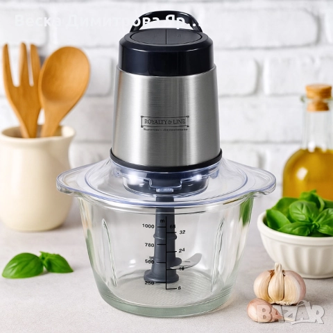 Електрически чопър Royalty Line MCE-300.34.1, снимка 2 - Блендери - 51689448