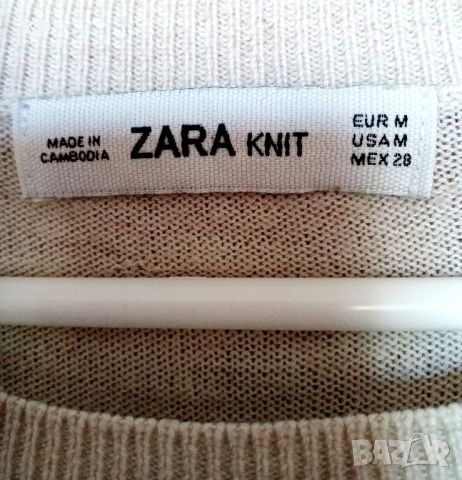 Блузка Zara Knit M размер , снимка 2 - Блузи с дълъг ръкав и пуловери - 46413046