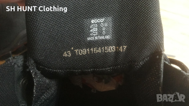 ECCO TERRA VG GORE-TEX YAK Leather Boots размер EUR 43 естествена кожа водонепромокаеми - 2393, снимка 18 - Мъжки боти - 53880411