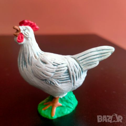 Колекционерска фигурка Schleich Rooster Chicken 1983 13014, 13011, 13018, снимка 11 - Колекции - 45933163