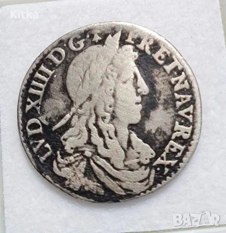 1/12 Талер Ludvig XIV-1660 г, снимка 1 - Нумизматика и бонистика - 47016146