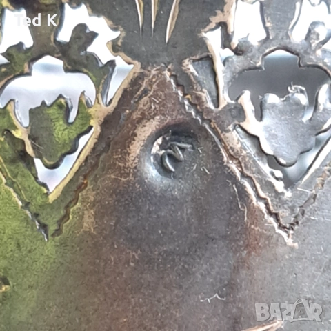 Османска империя сребърен подстакан сребро тугра, снимка 8 - Антикварни и старинни предмети - 52243164