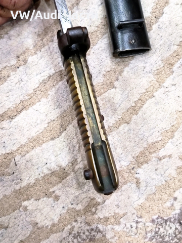 Френски щик нож байонет тесак Шаспо Chassepot M1866 еднакви номера , снимка 7 - Антикварни и старинни предмети - 54196519