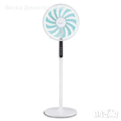 Вентилатор на стойка 16" Diplomat DFX-535RC, 60W, LED, дист. упр-е, снимка 4 - Вентилатори - 50622460