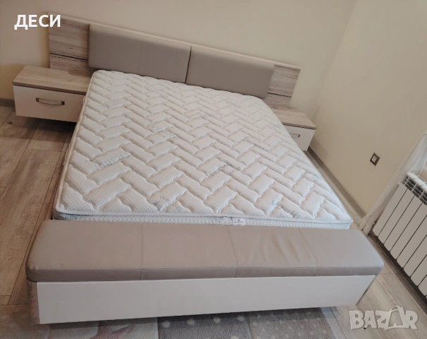 Запазена спалня без забележки 160/200, снимка 2 - Спални и легла - 53464192