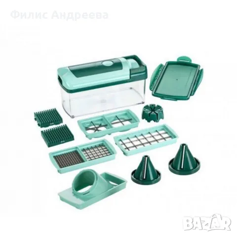 Оригинално Немско Мултифункционално кухненско ренде Nicer Dicer 12 в 1, снимка 9 - Други стоки за дома - 48885888