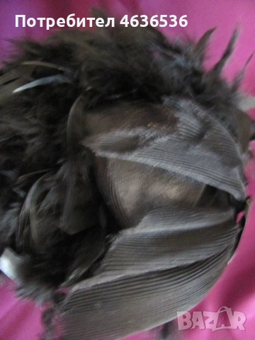 20-те изключително красива дамска шапка с пера, снимка 5 - Антикварни и старинни предмети - 53443352
