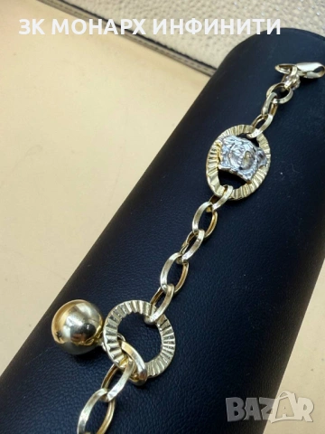 Златна гривна /585/, снимка 4 - Гривни - 54102159