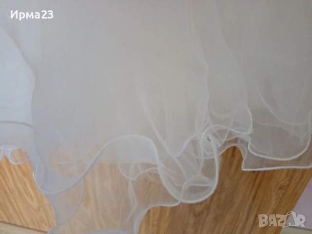Бяла ефирна рокля, снимка 5 - Рокли - 50823221