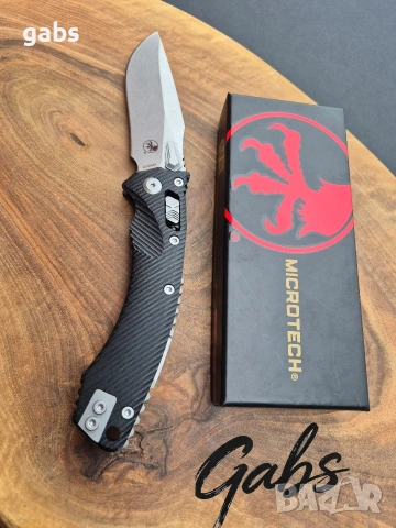 Сгъваем нож MICROTECH Amphibian 137RL,Ram Lock,светло острие, снимка 7 - Ножове - 53960826