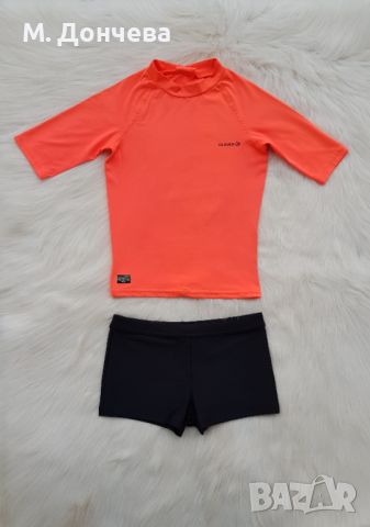Детски бански и плажна блуза UPF 50+ размер 9-10 години, снимка 8 - Детско бельо и бански  - 46306585