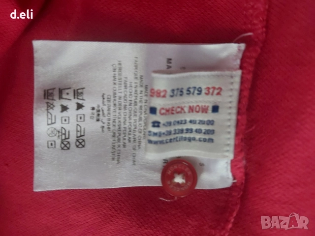 Moncler Original Size XL 100% Памук Мъжка ризка, снимка 8 - Тениски - 51639229