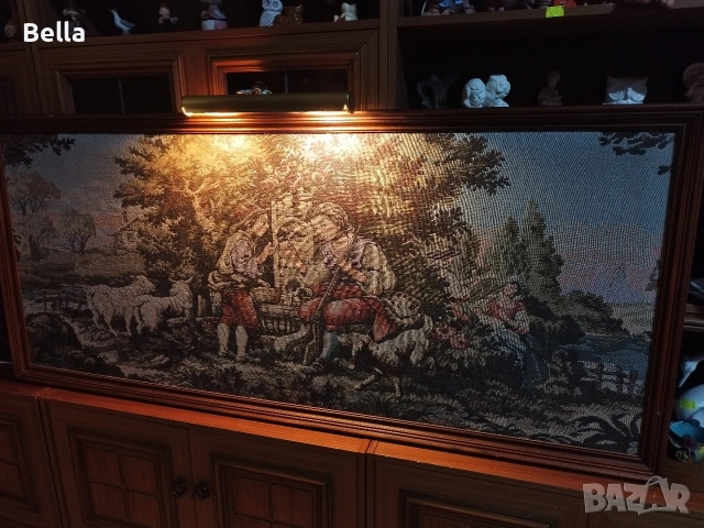 Гоблен , снимка 4 - Антикварни и старинни предмети - 53778603