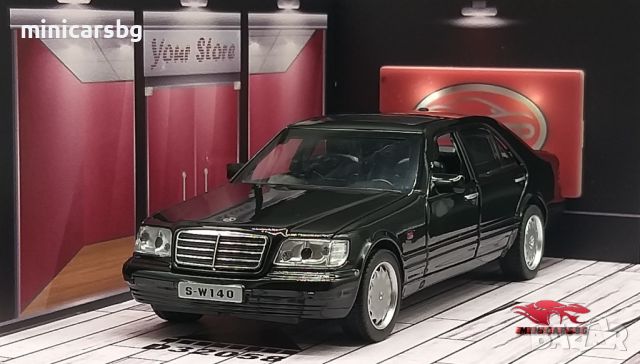 Метални колички: Mercedes-Benz S-Class W140, снимка 1 - Колекции - 46054930