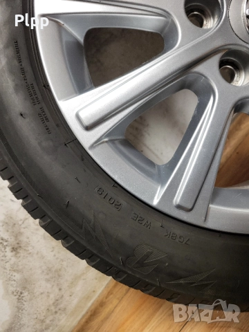 джанти 16" 5х114,3 Toyota гуми 205/55/16 Bridgestone зимни, снимка 13 - Гуми и джанти - 52484549