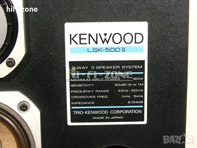 Тонколонa  Kenwood lsk-500 ll , снимка 4 - Тонколони - 53461777
