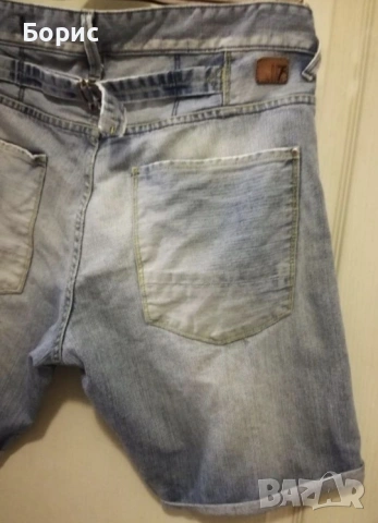 JACK & JONES - W 32 - Мъжки Дънкови Бермуди  , снимка 4 - Къси панталони - 53478739