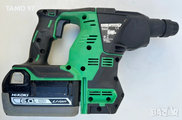 Hitachi DH 36DBL - Мощен безчетков перфоратор 36V 6.0Ah 3.3J, снимка 3 - Перфоратори - 53714365