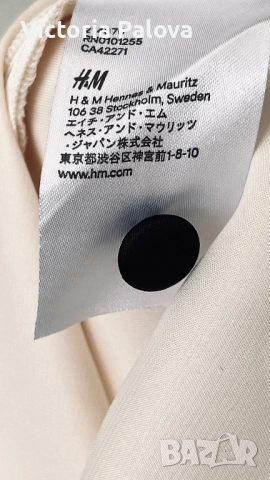 Романтична блуза с рюшове H&M, снимка 10 - Корсети, бюстиета, топове - 51761631