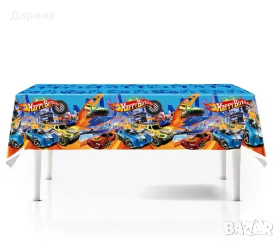 Парти сет украса колите Hot wheels и Пламъчко и машините , снимка 6 - Други - 41024146