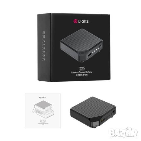 Нов модел охлаждаща система за фотоапарат Ulanzi CU01 с батерия, снимка 6 - Батерии, зарядни - 48552130